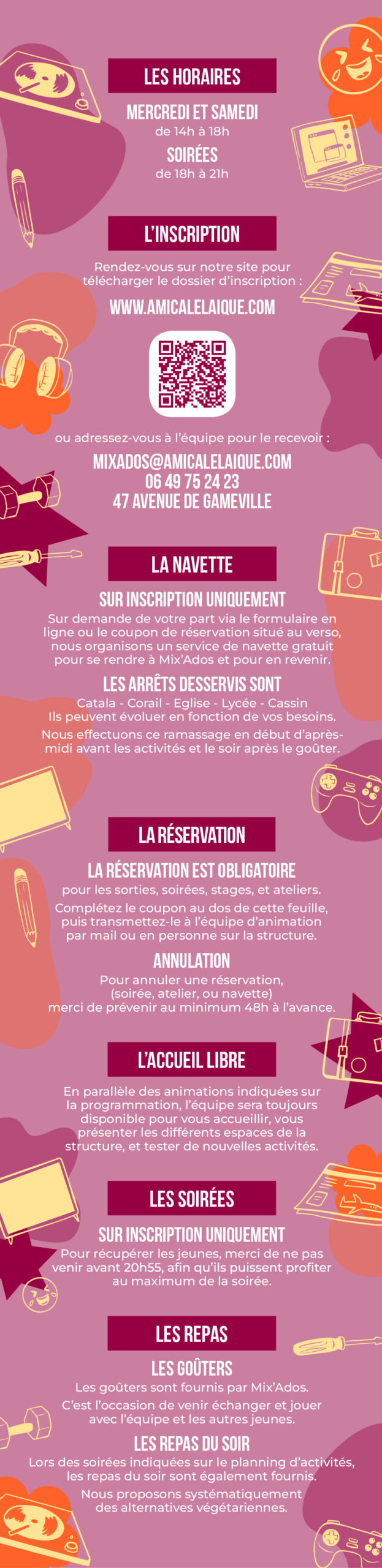 INFOS PRATIQUES