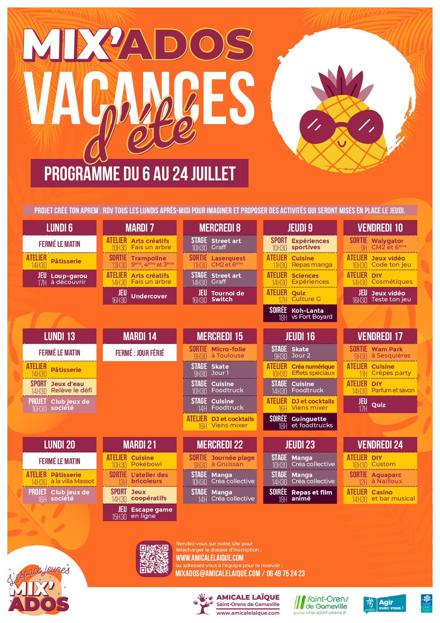 MIXADOS - AFFICHE JUILLET