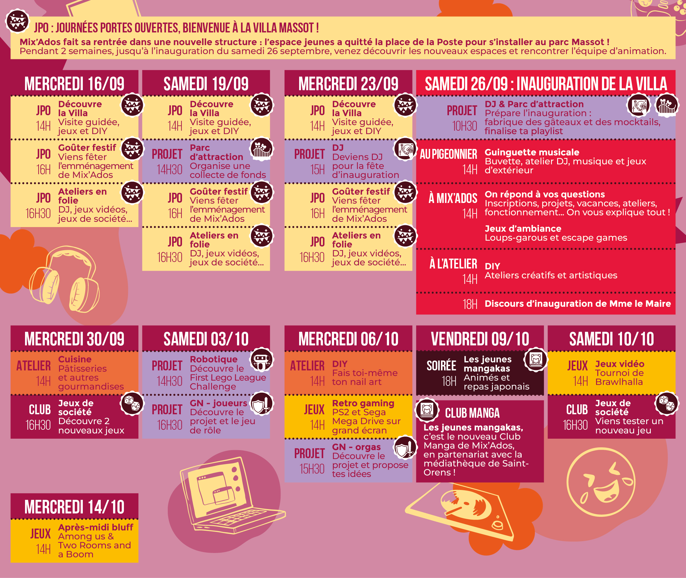 PROGRAMME SEUL
