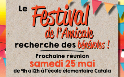 Le Festival de l’Amicale édition 2024 : nous recherchons des bénévoles !