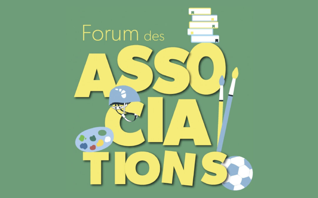 Samedi 6 septembre : retrouvez-nous au forum des associations !