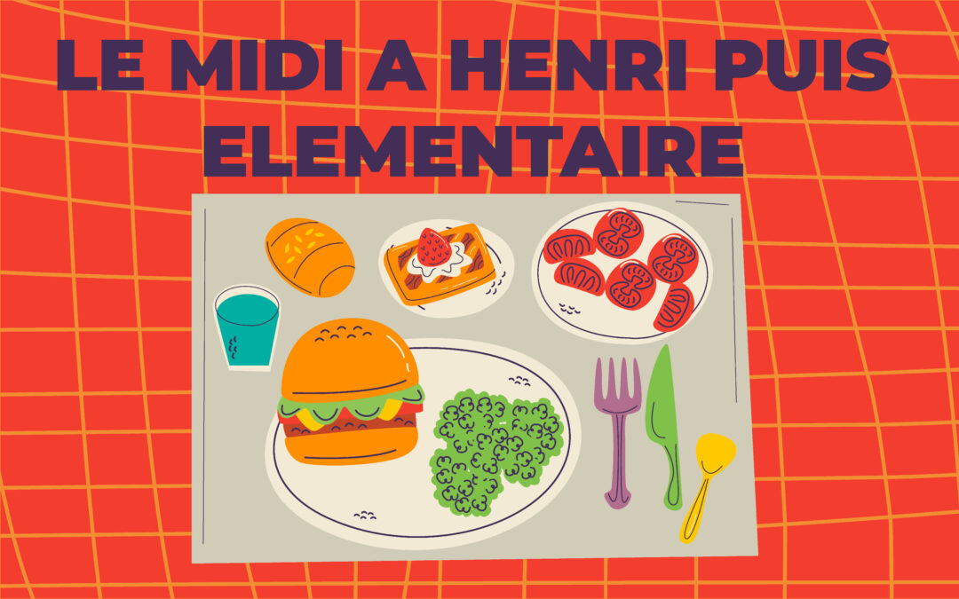 Le midi au CLAE Henri Puis élémentaire