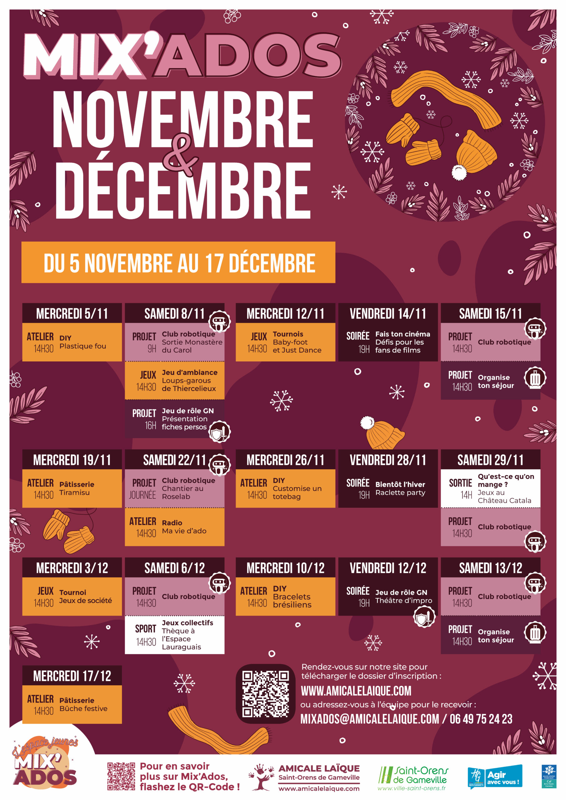 MIXADOS AFFICHE NOV DEC 25