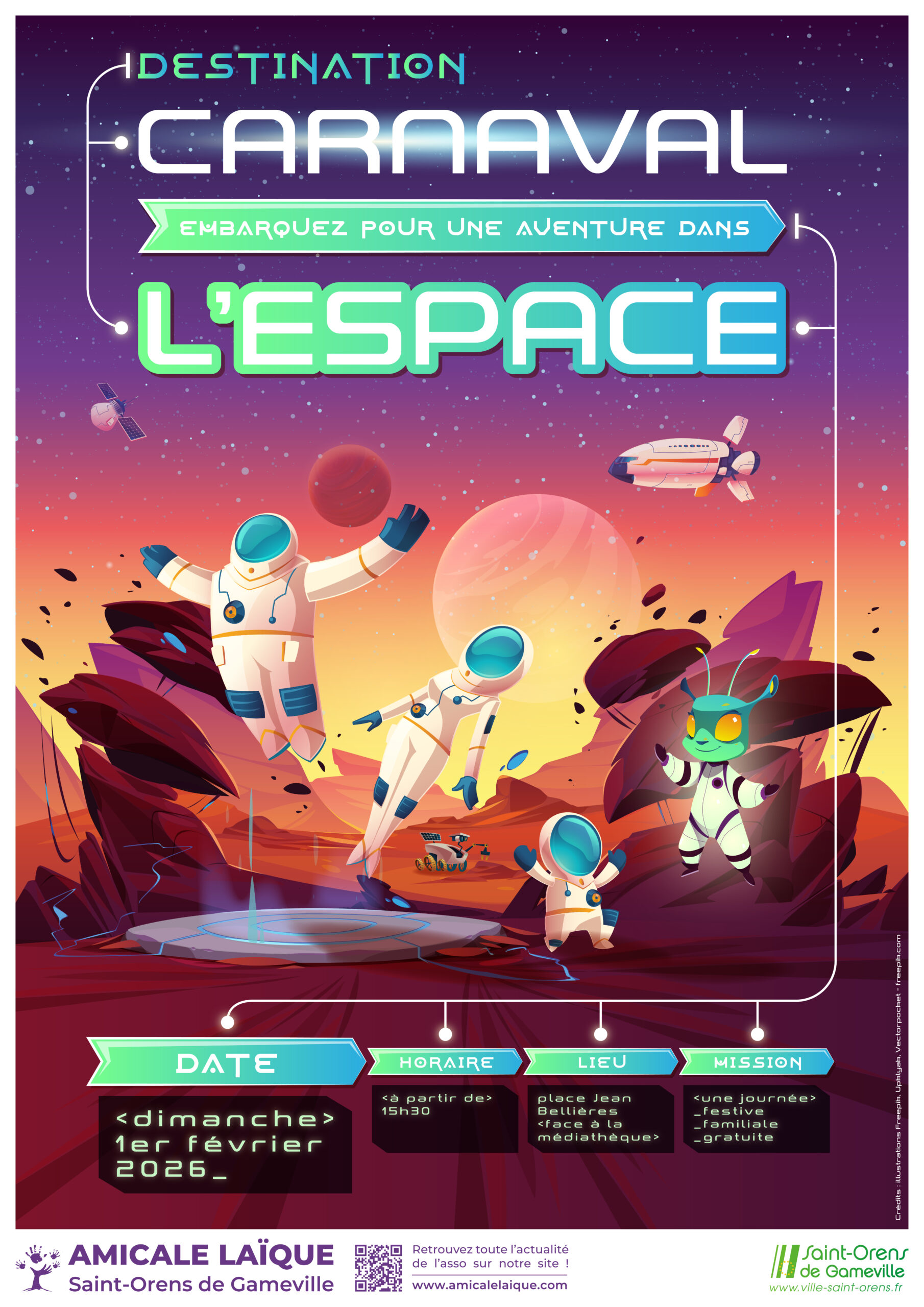 AFFICHE CARNAVAL 2026